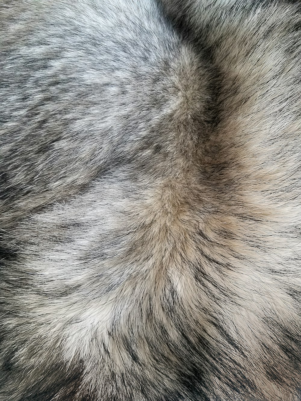brown and black fur textile