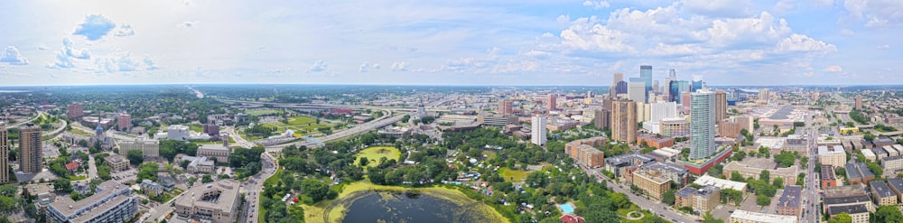 aerial view of city during daytime