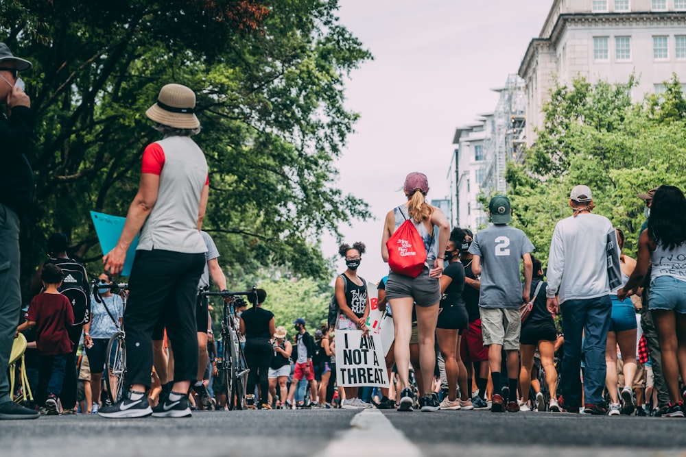 people walking on street during daytime