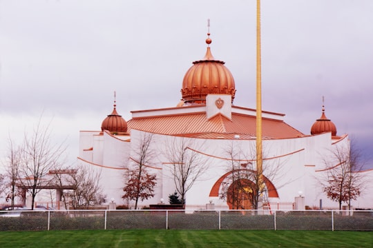 white and gold dome building in Abbotsford Canada
