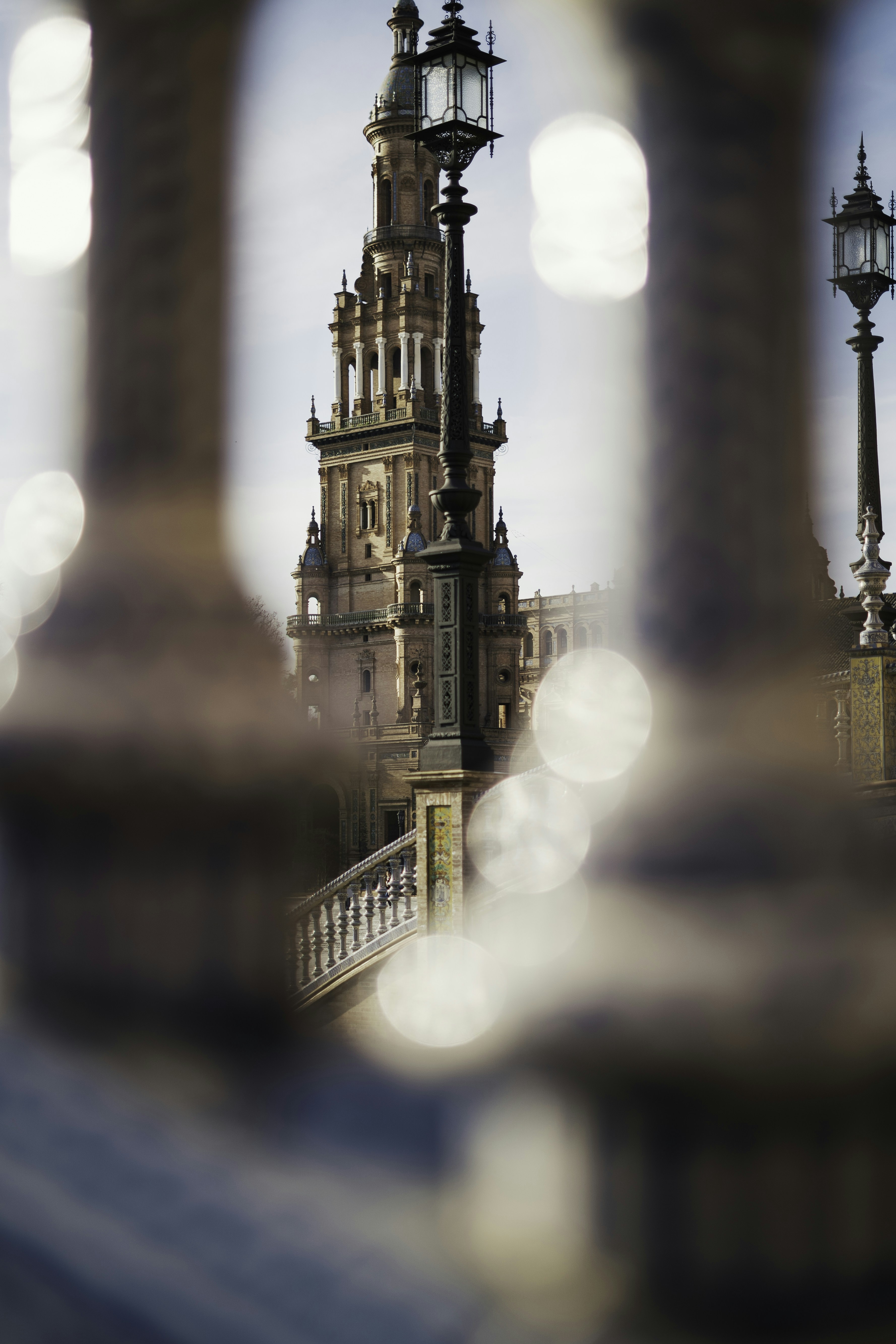 Creative view in the famous Plaza de España, in Sevilla 🇪🇸