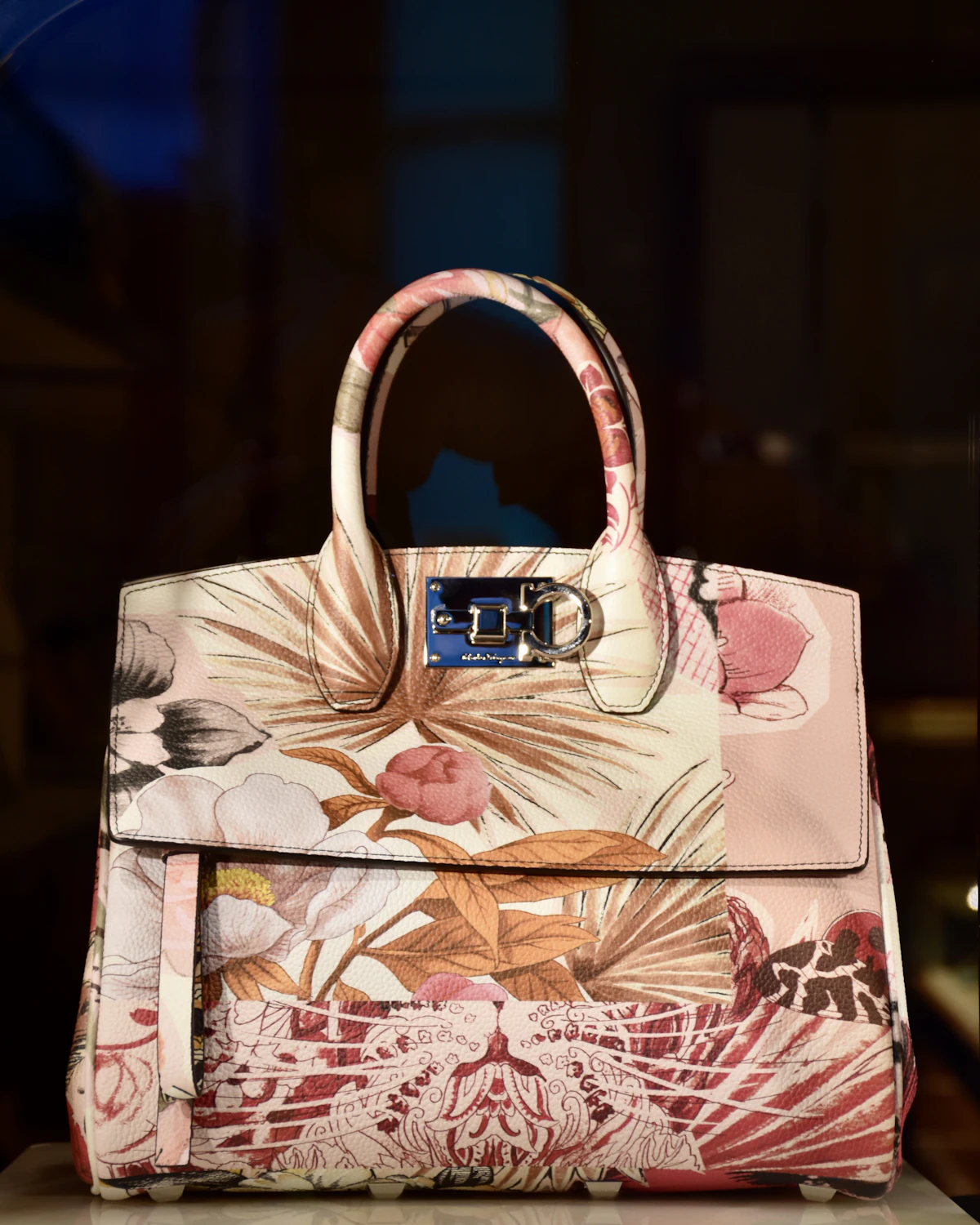 Floral Print Tote