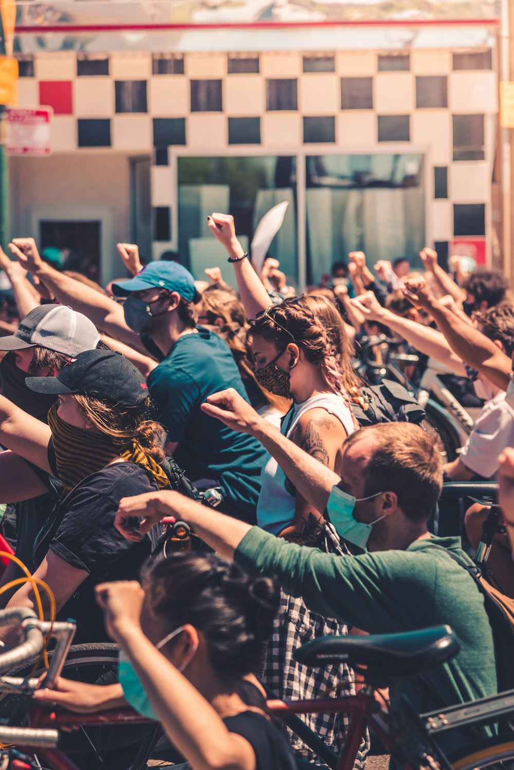 people gathering on street during daytime