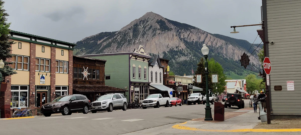 Crested Butte Colorado mountain ski town