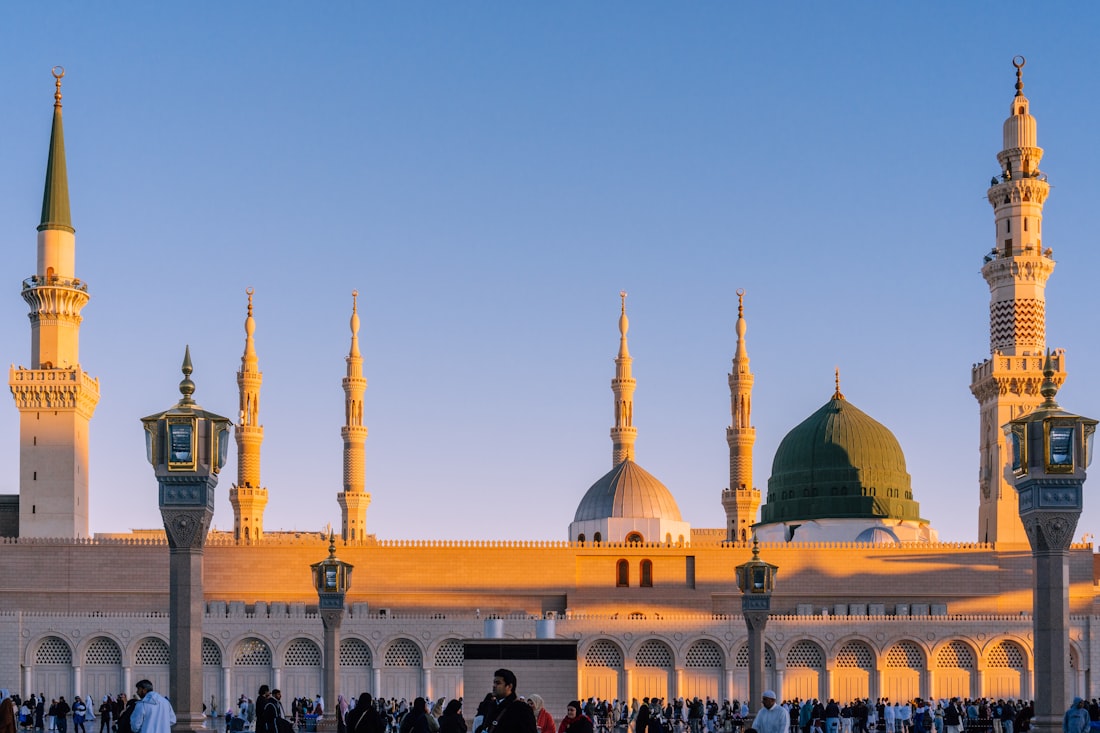 Pilgrims at the Grand Mosque