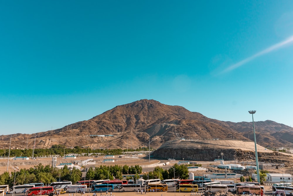 brown mountain under blue sky during daytime