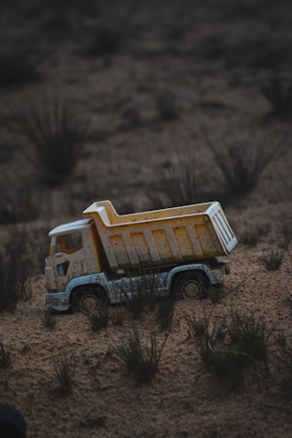 white and brown jeep wrangler on brown field during daytime