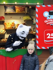 A colorful scene showcasing kidywolf merchandise and activities.