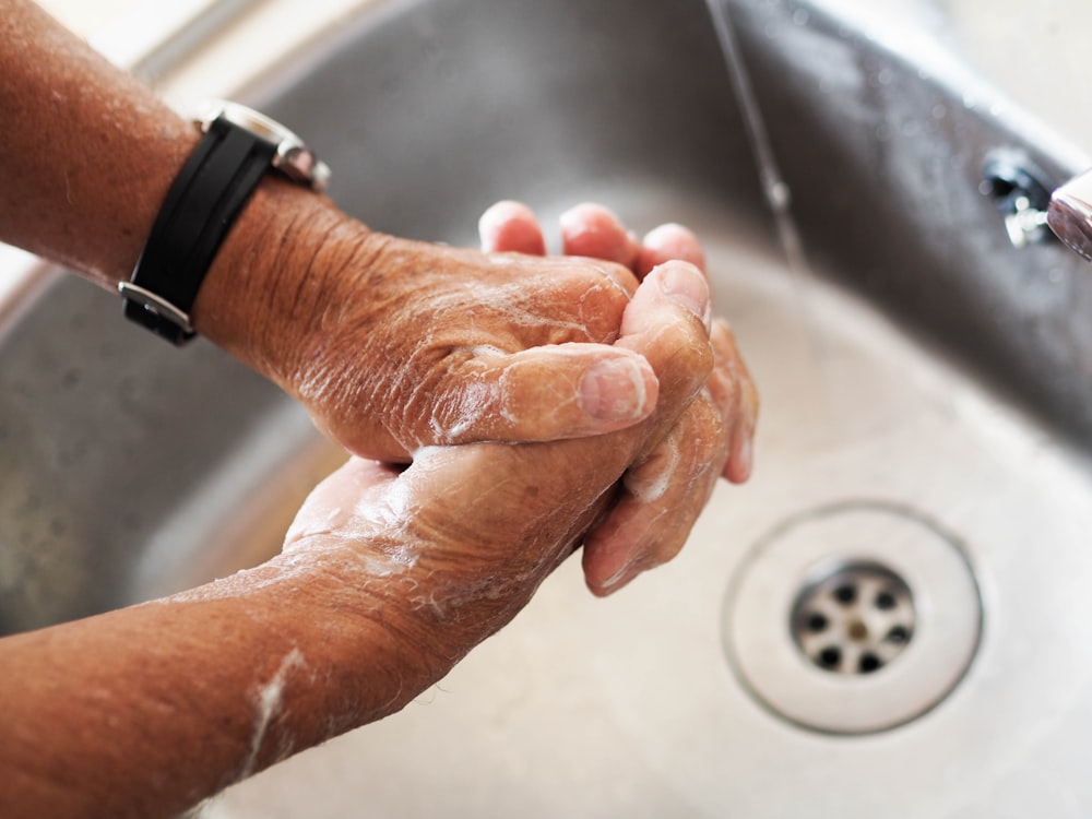 person holding persons hand