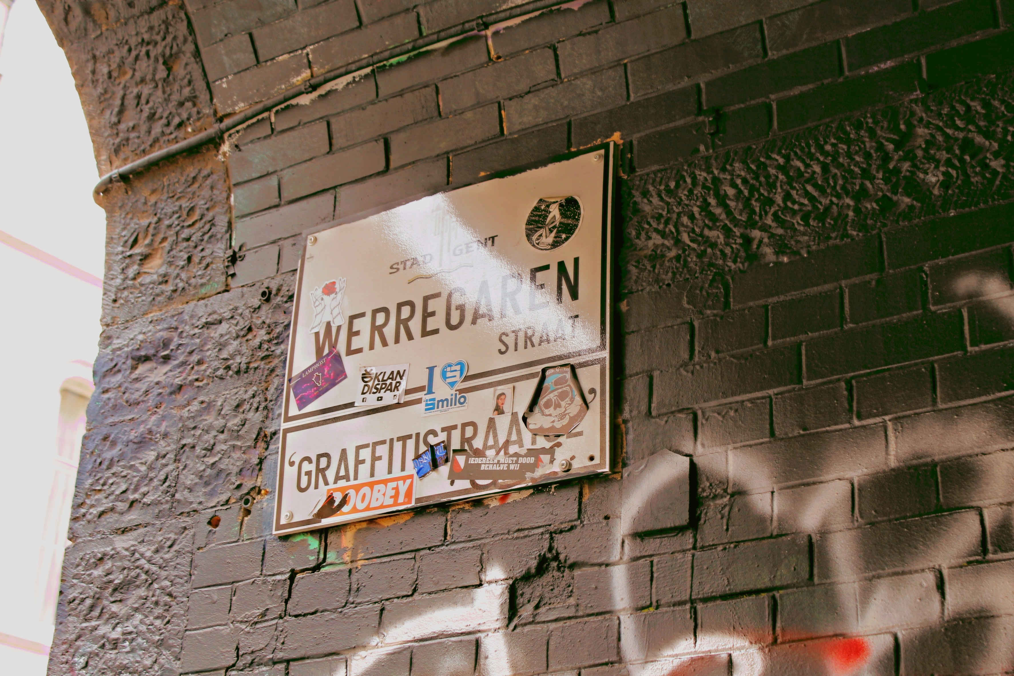Ghent graffiti alley street art