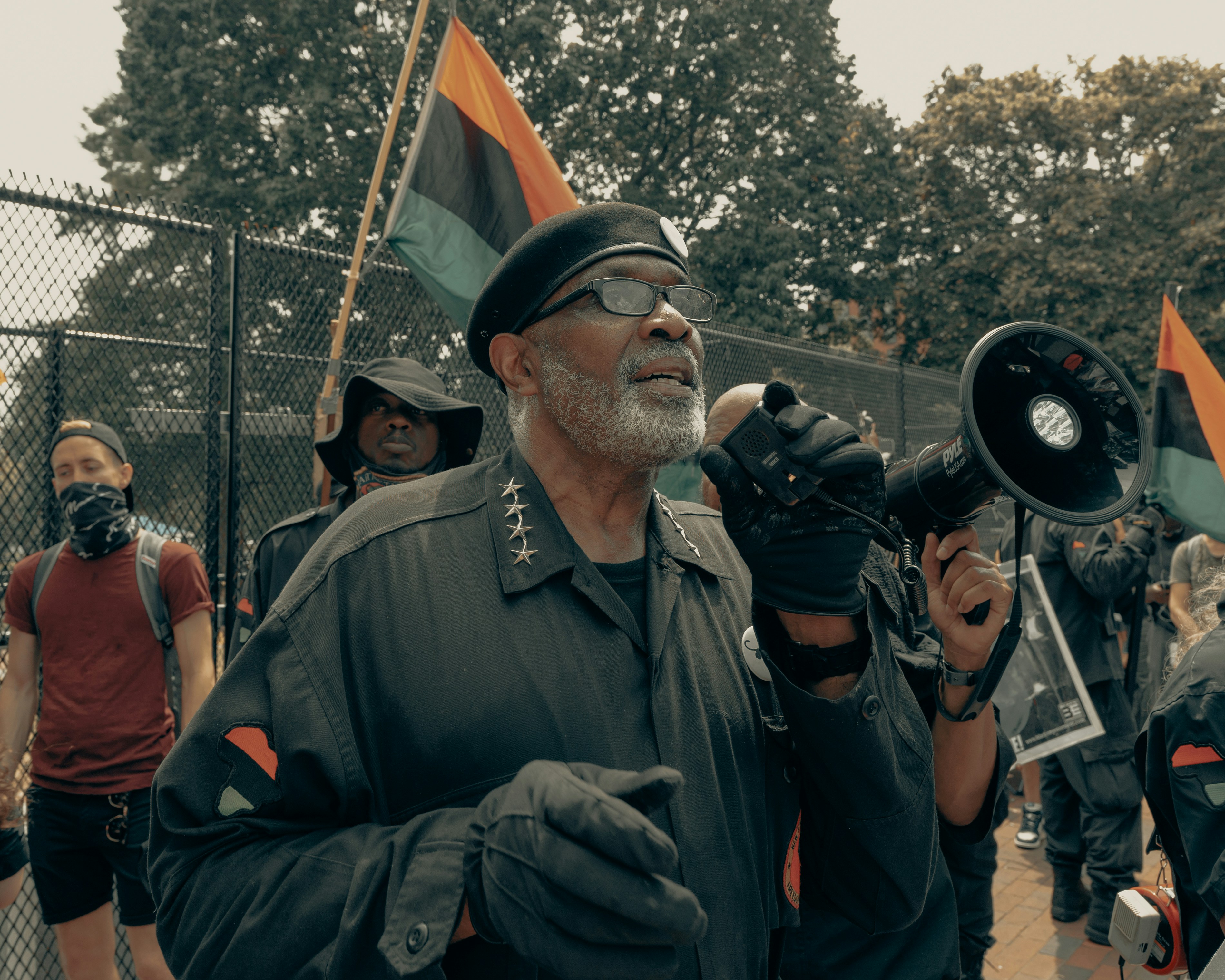 The Black Panthers speak at the Black Lives Matter protest in Washington DC 6/6/2020 (IG: @clay.banks)