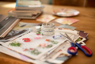 DIY scrapbooking & journaling, scrapbook supplies (stickers, stencils, washi tape, scrapbook paper).