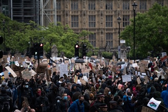 people gathering on street during daytime