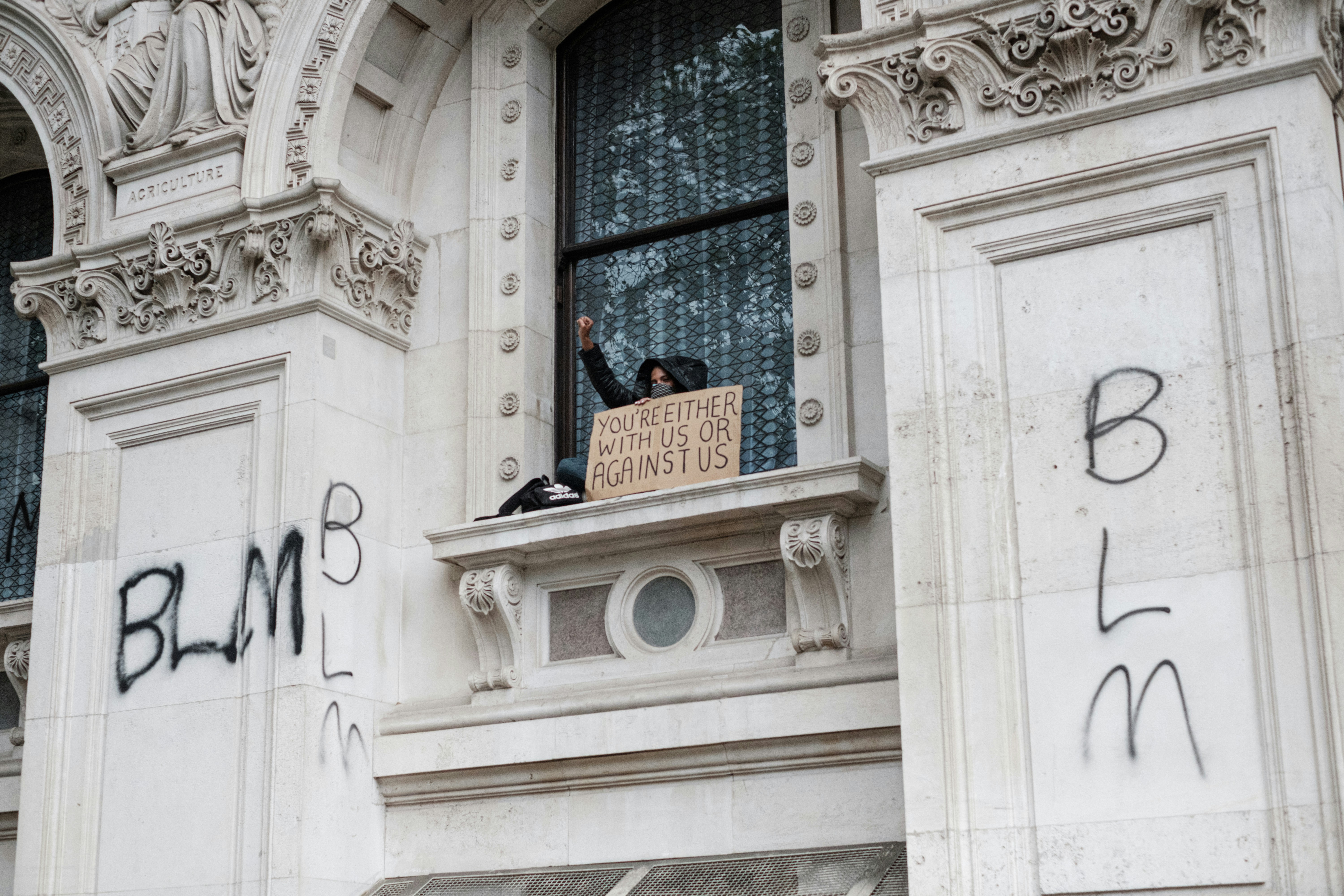 London Black Lives Matter Peaceful Protest from Vauxhall to Westminster.