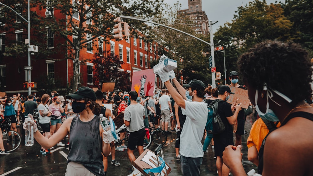 people walking on street during daytime