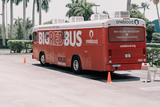 red and white coca cola bus on road during daytime