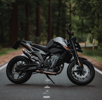 black and silver naked motorcycle on road during daytime