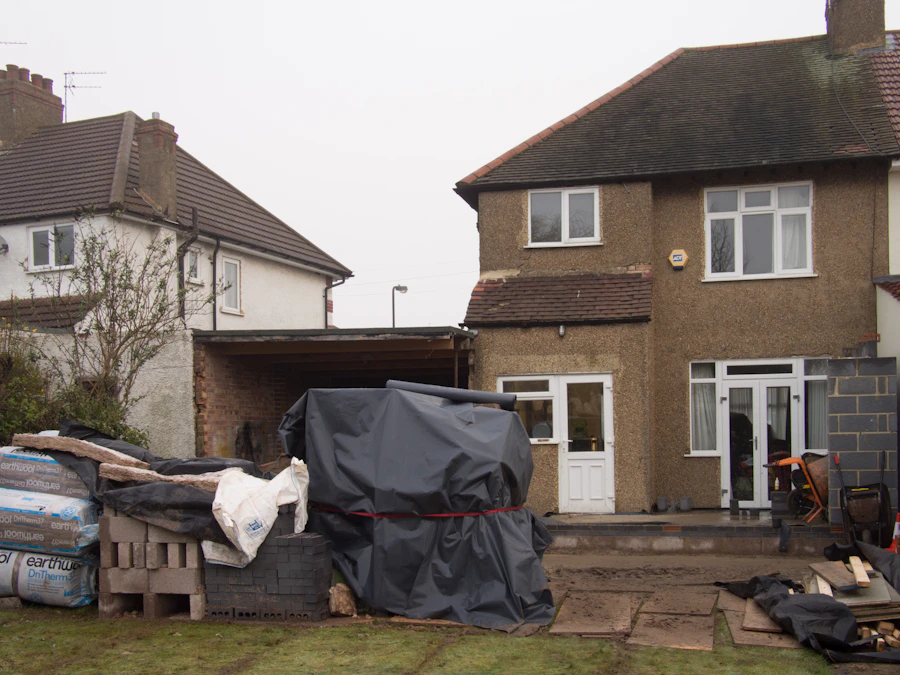 House extension building work in London