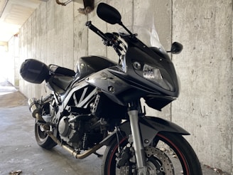 A sleek motorcycle battery ready for installation on a bike.