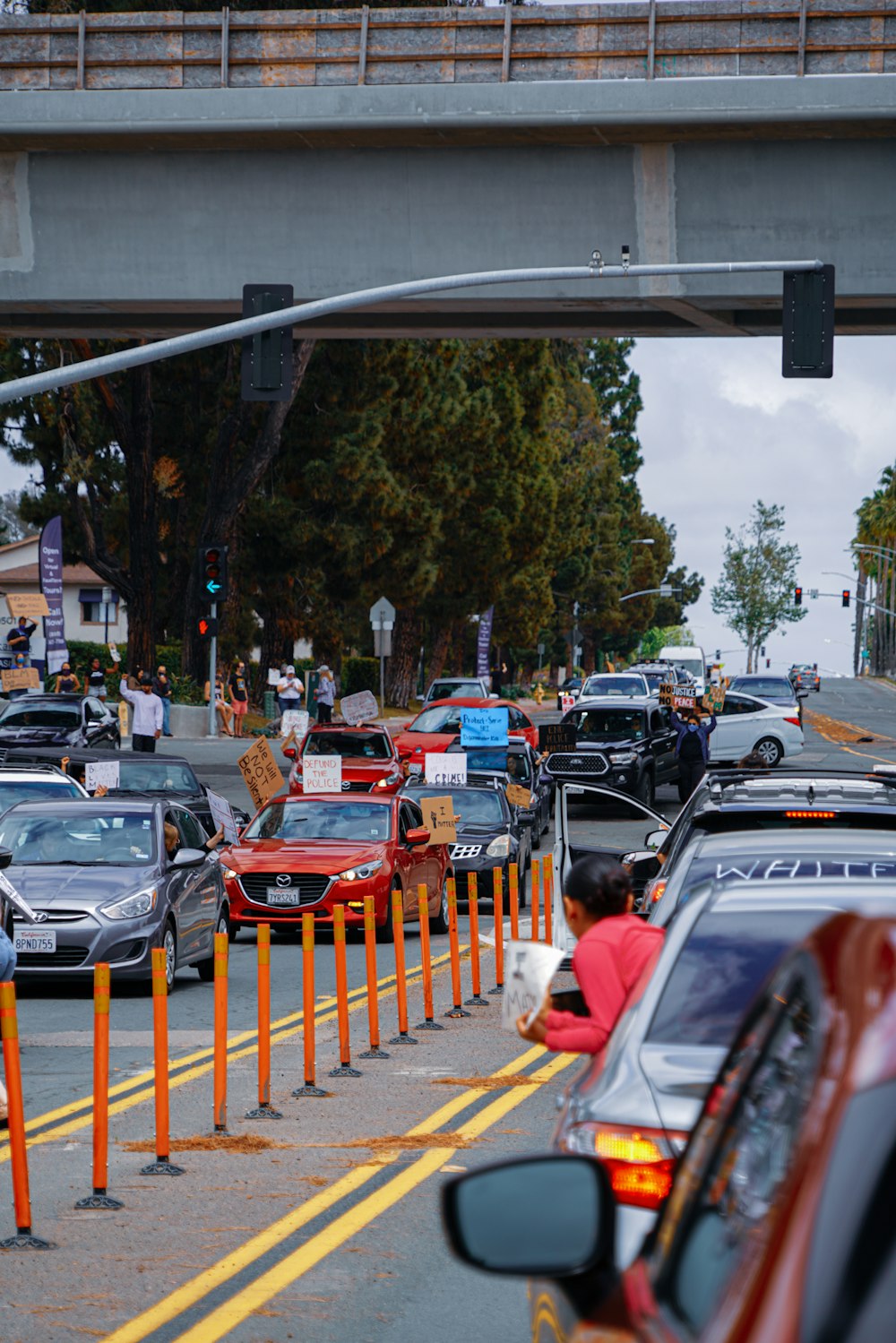 cars parked on parking lot during daytime