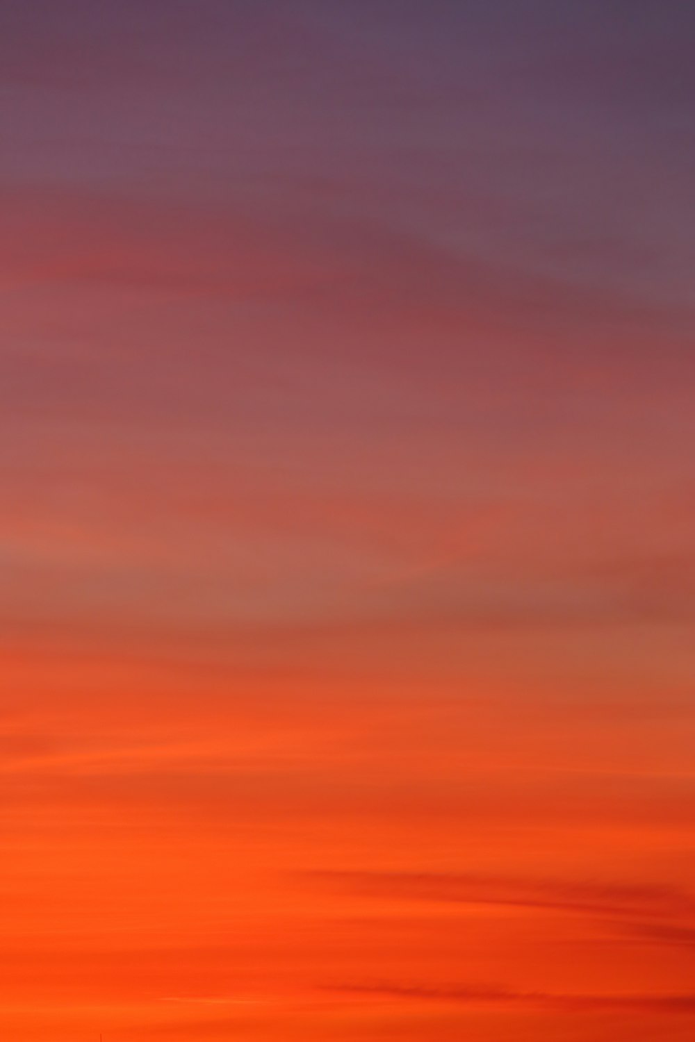 orange and blue sky during sunset