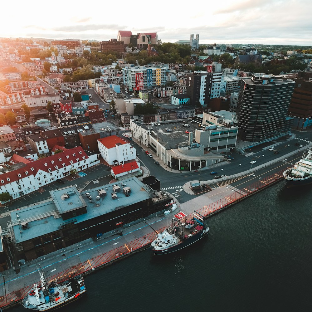 aerial view of city buildings during daytime