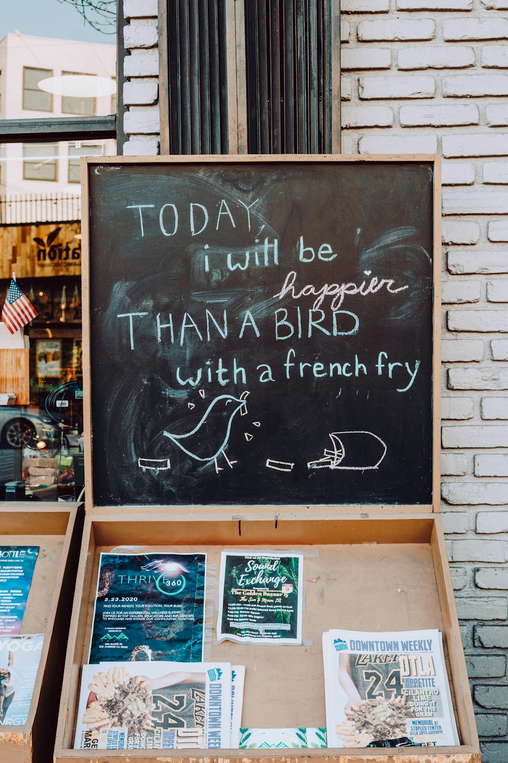 black chalk board with chalk board