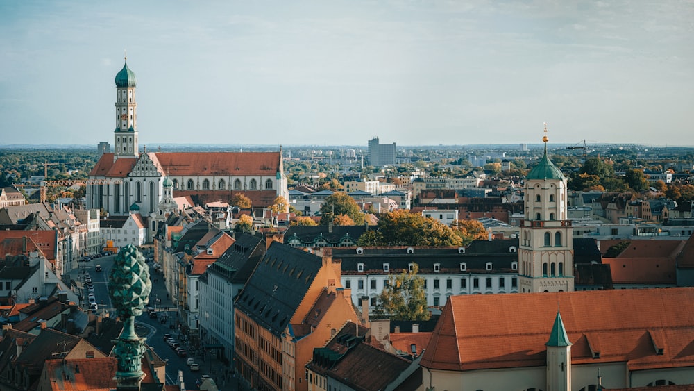 aerial view of city buildings during daytime