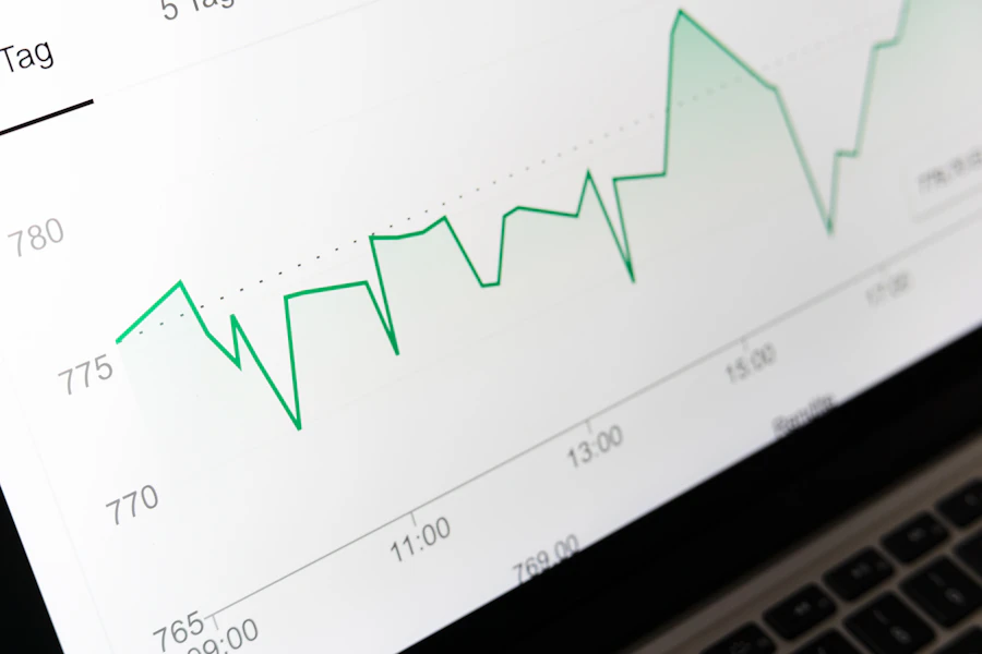 Trader analysing multiple charts