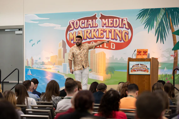Social Media Marketing World conference speaker
