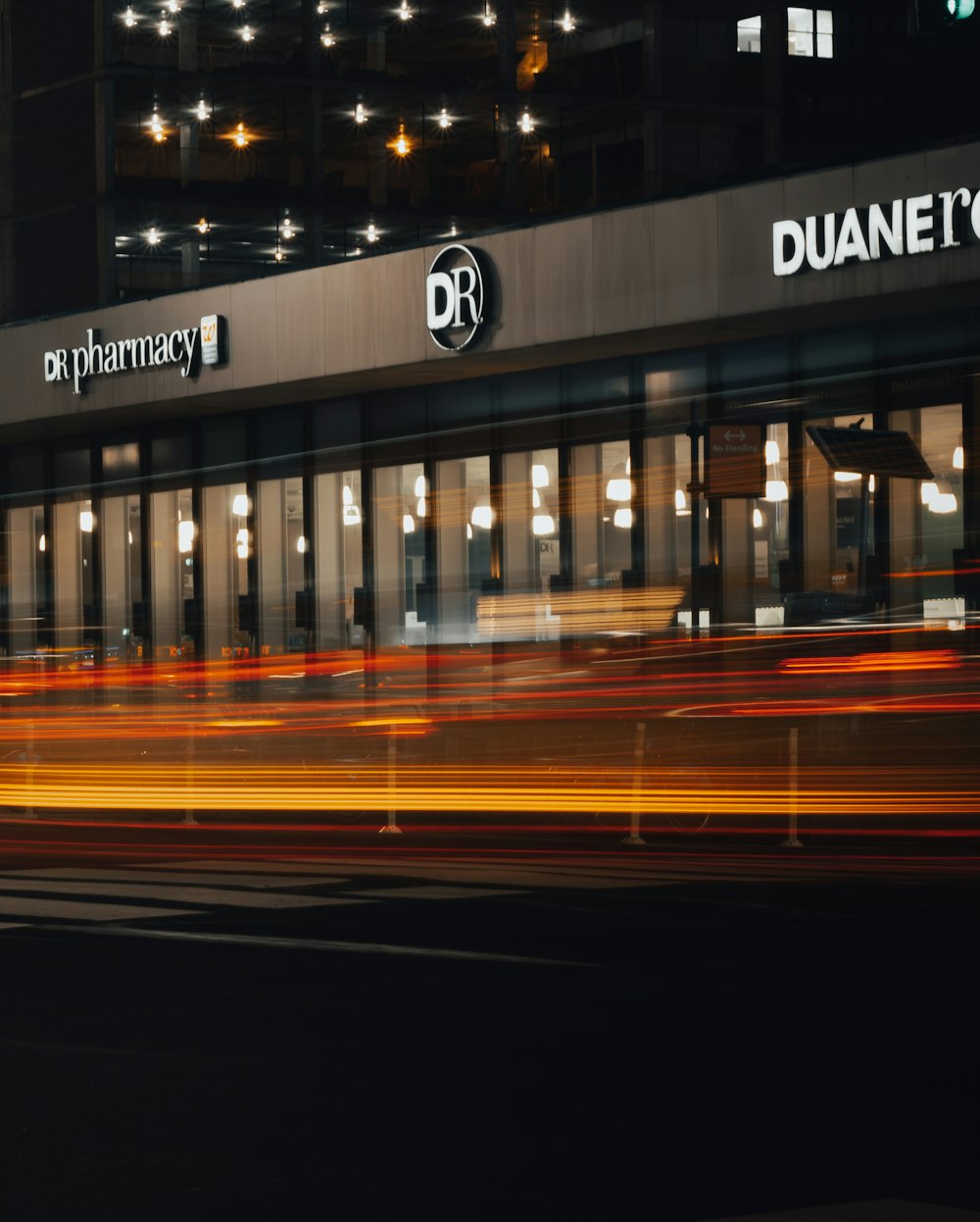 time lapse photography of cars on road during night time