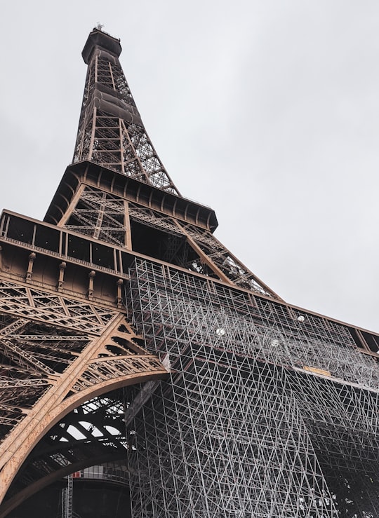 brown and black concrete building in Eiffel Tower France