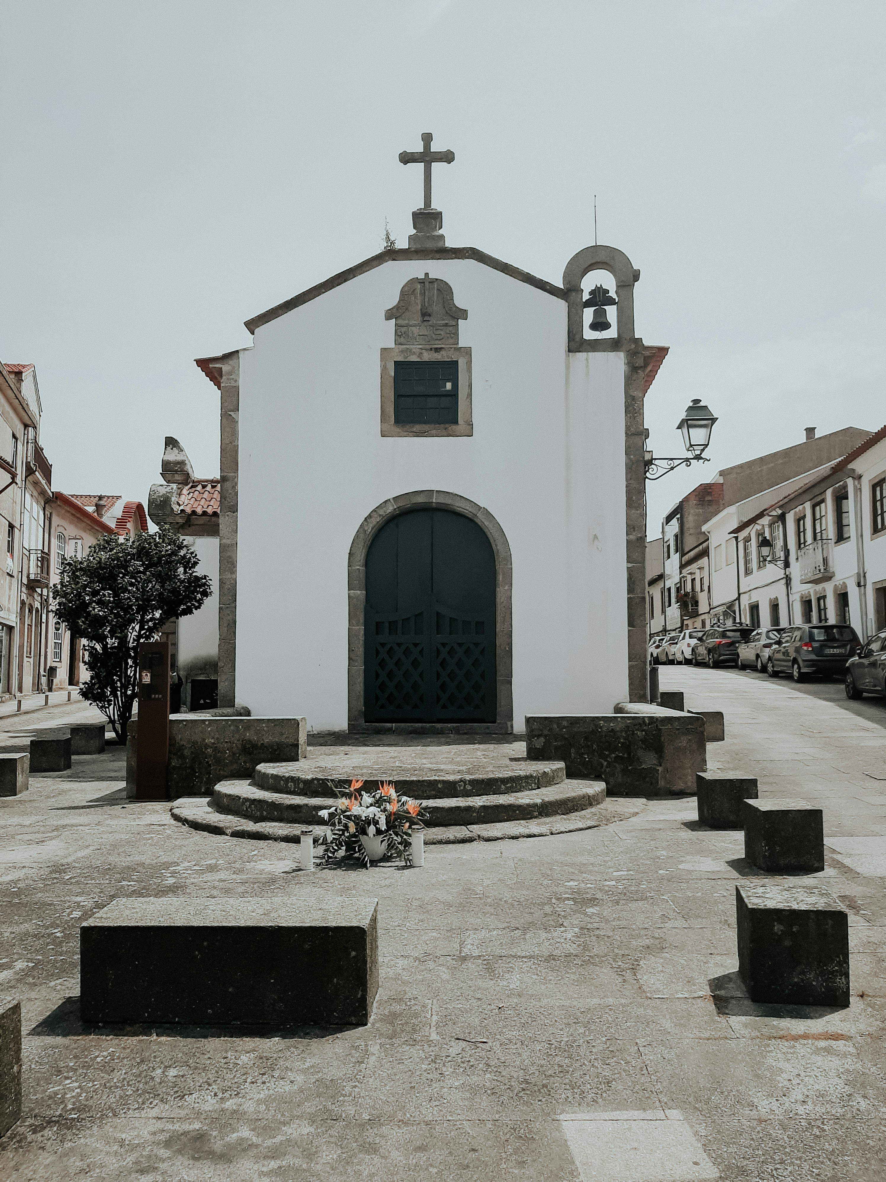 white and brown concrete church