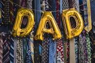 yellow blue and red hanging decor