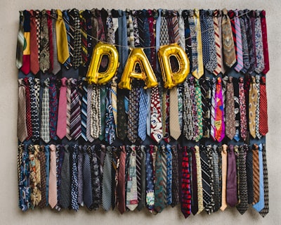 yellow black and red ribbon father's day google meet background