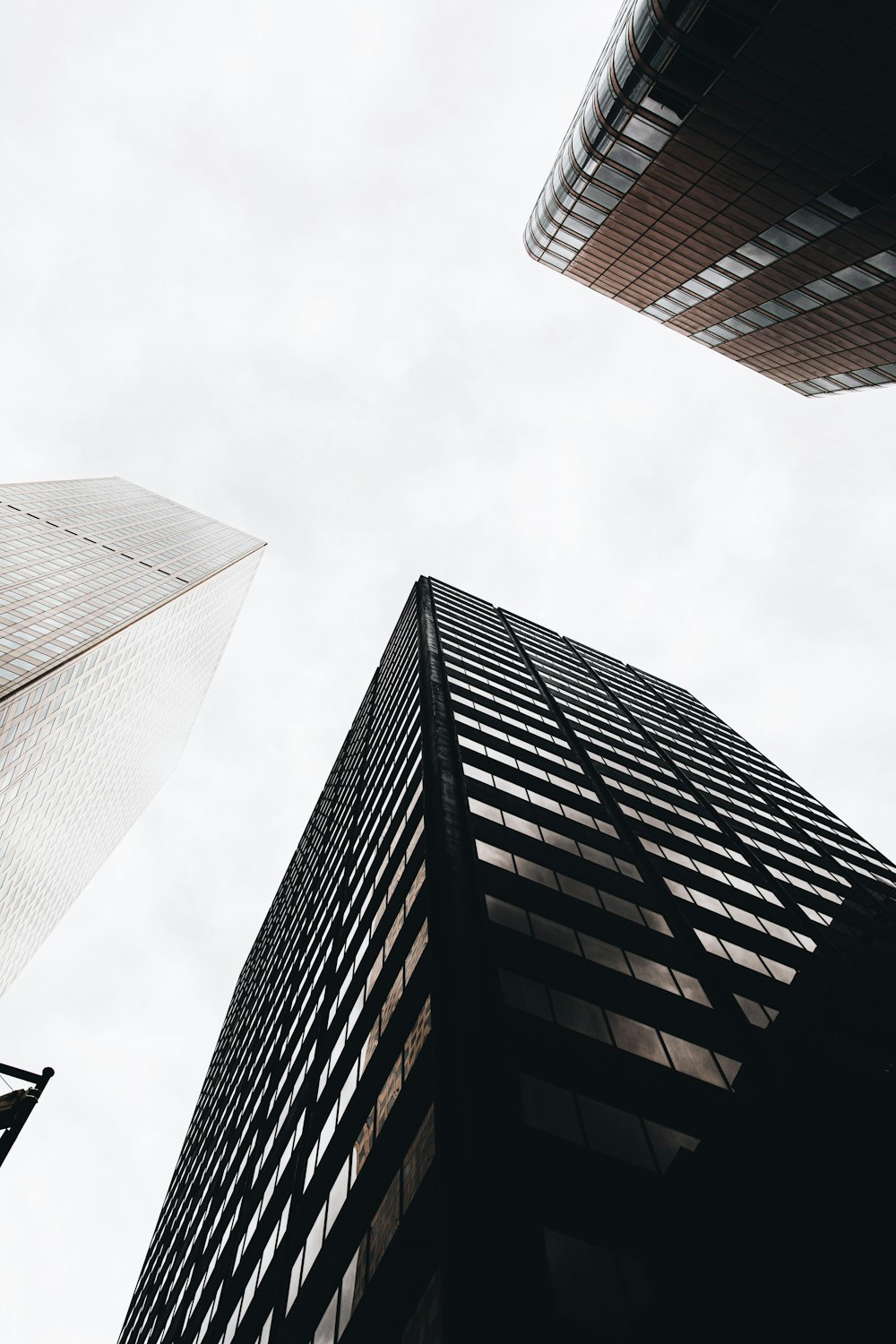 low angle photography of high rise building