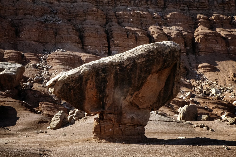 brown rock formation during daytime