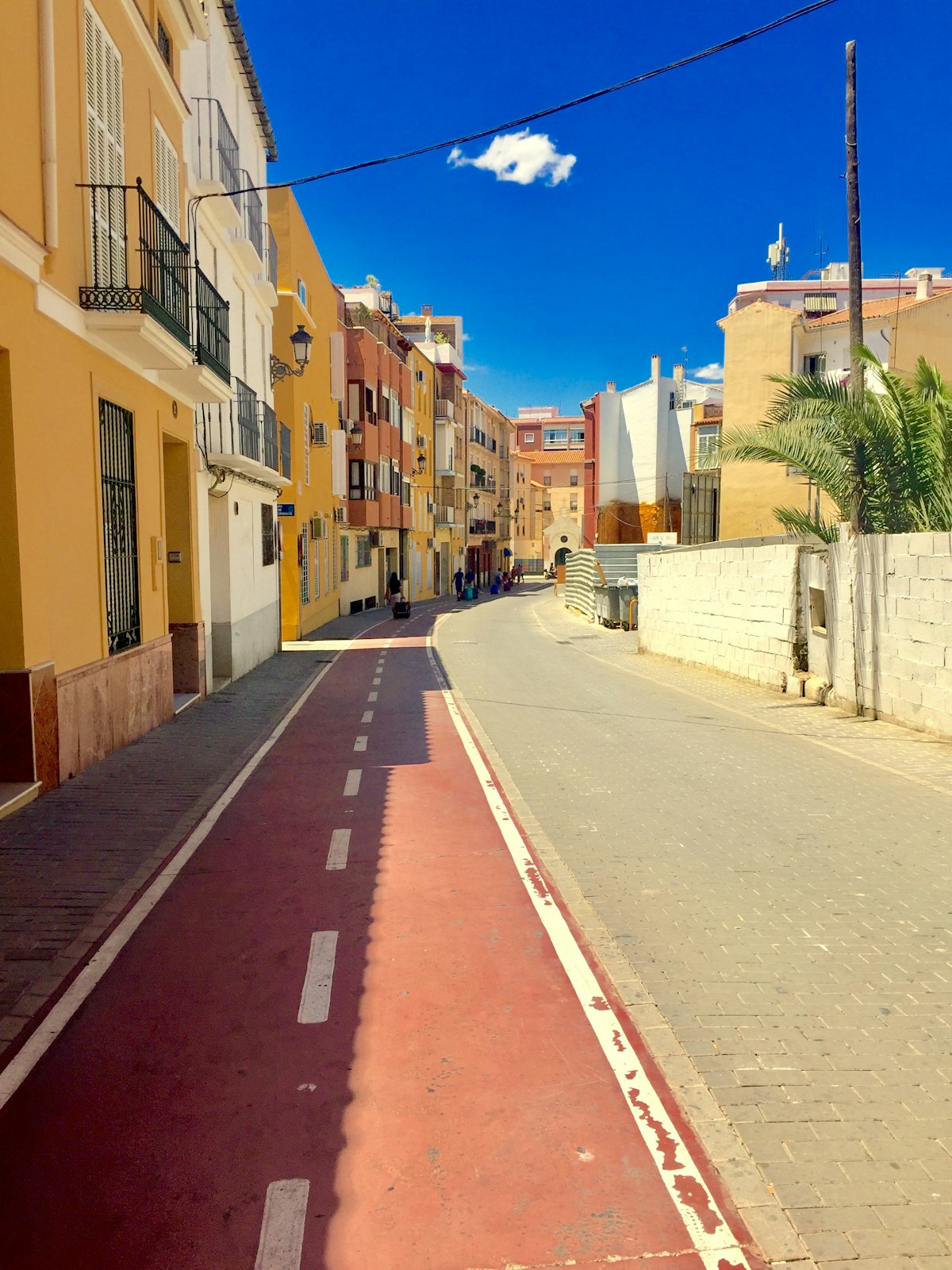 Teatinos residential streets in western Malaga
