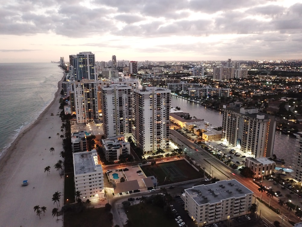 aerial view of city buildings during daytime