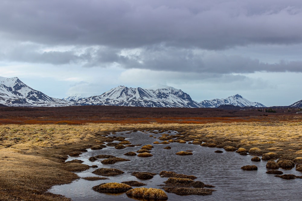 brown and gray mountains under white clouds during daytime