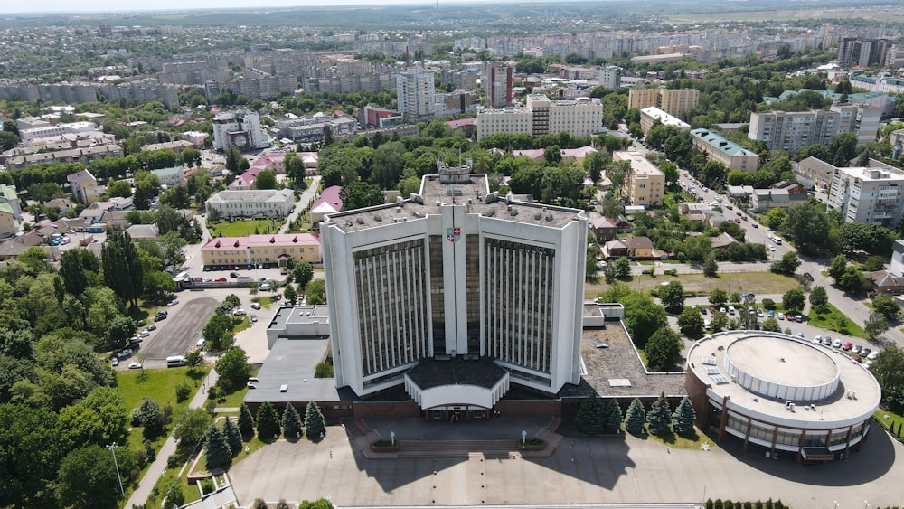 aerial view of city buildings during daytime