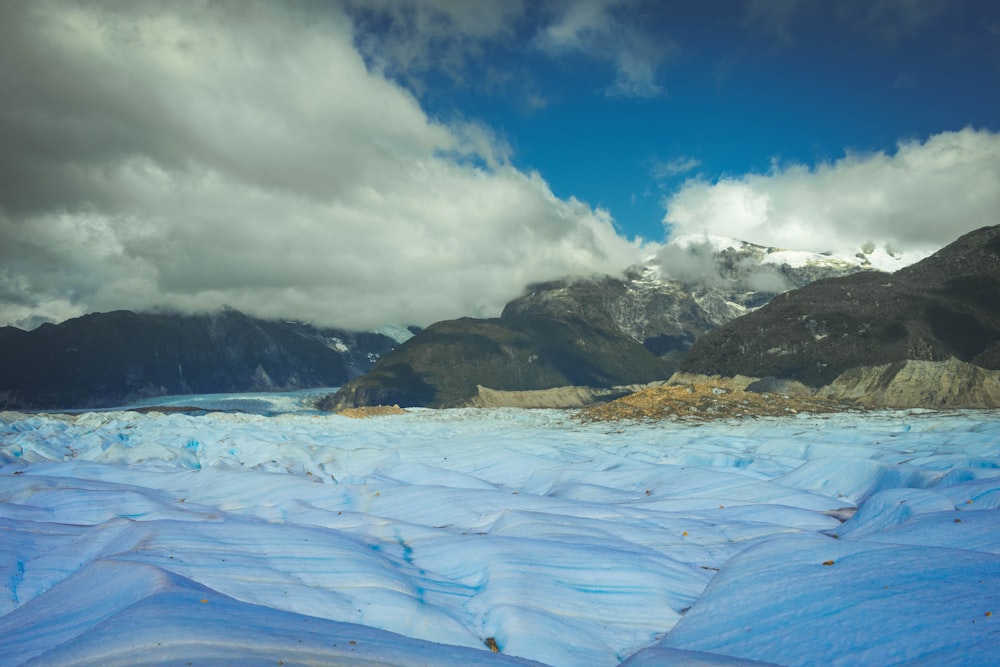 snow covered mountain under blue sky during daytime