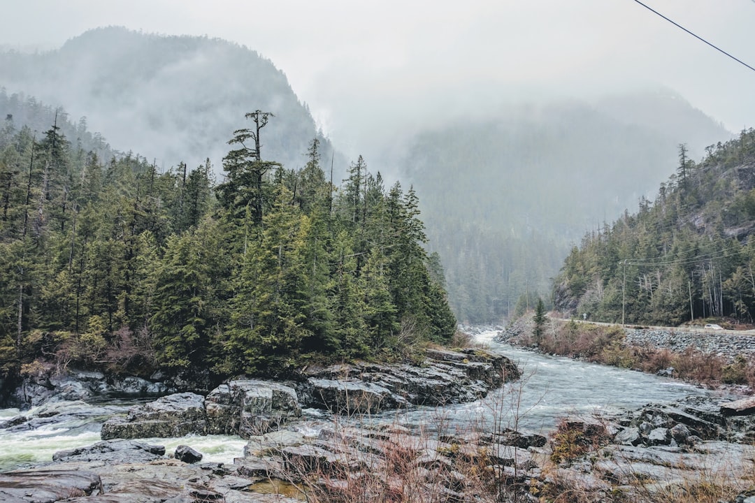 travelers stories about Mountain river in Vancouver Island, Canada