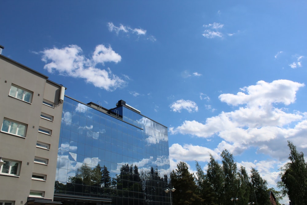 blue and white building under blue sky during daytime