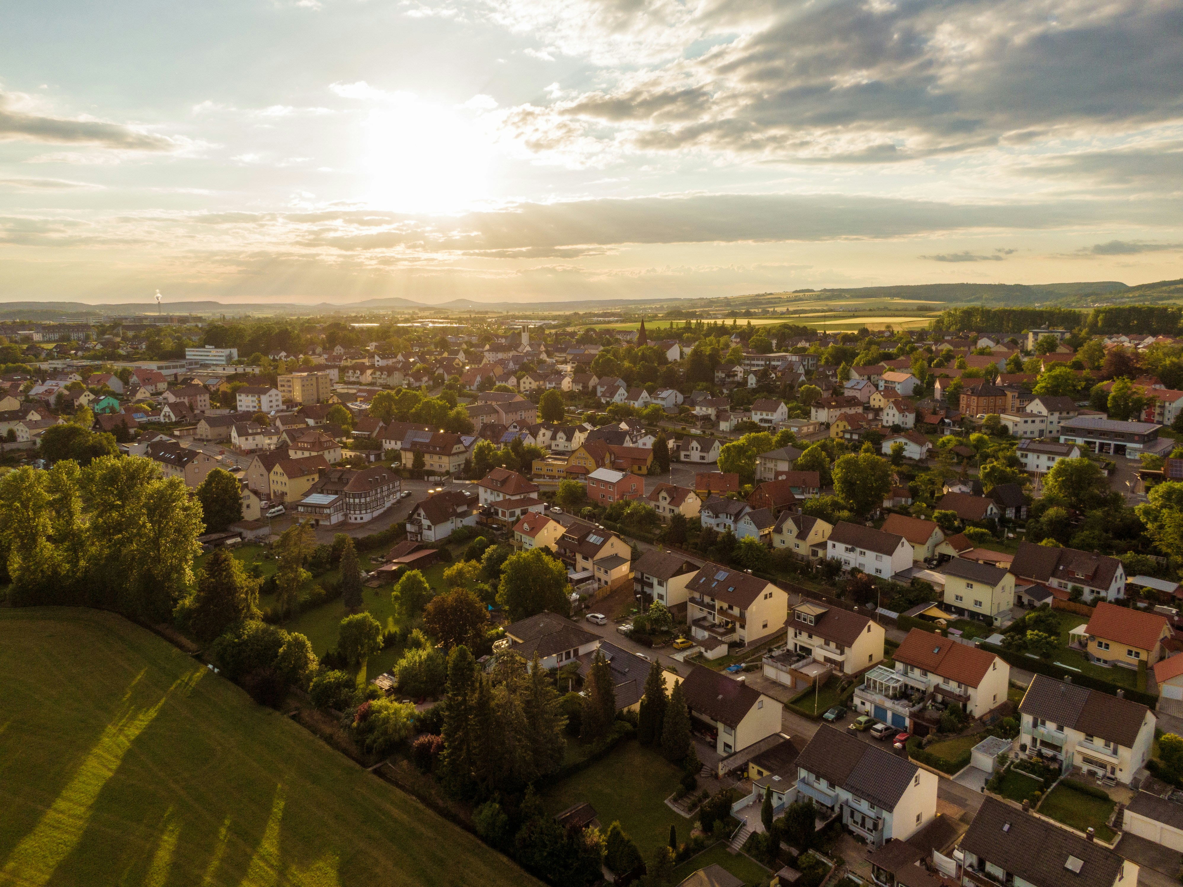 aerial view of city during daytime