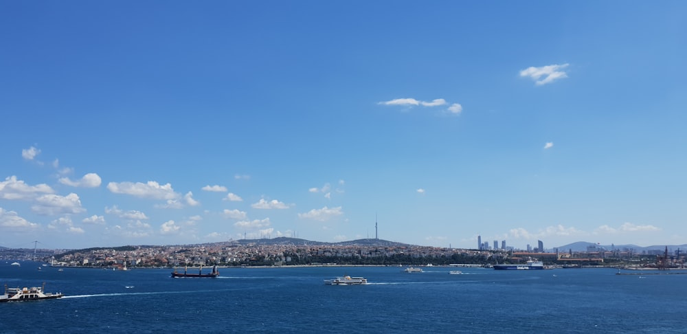 white boat on sea under blue sky during daytime