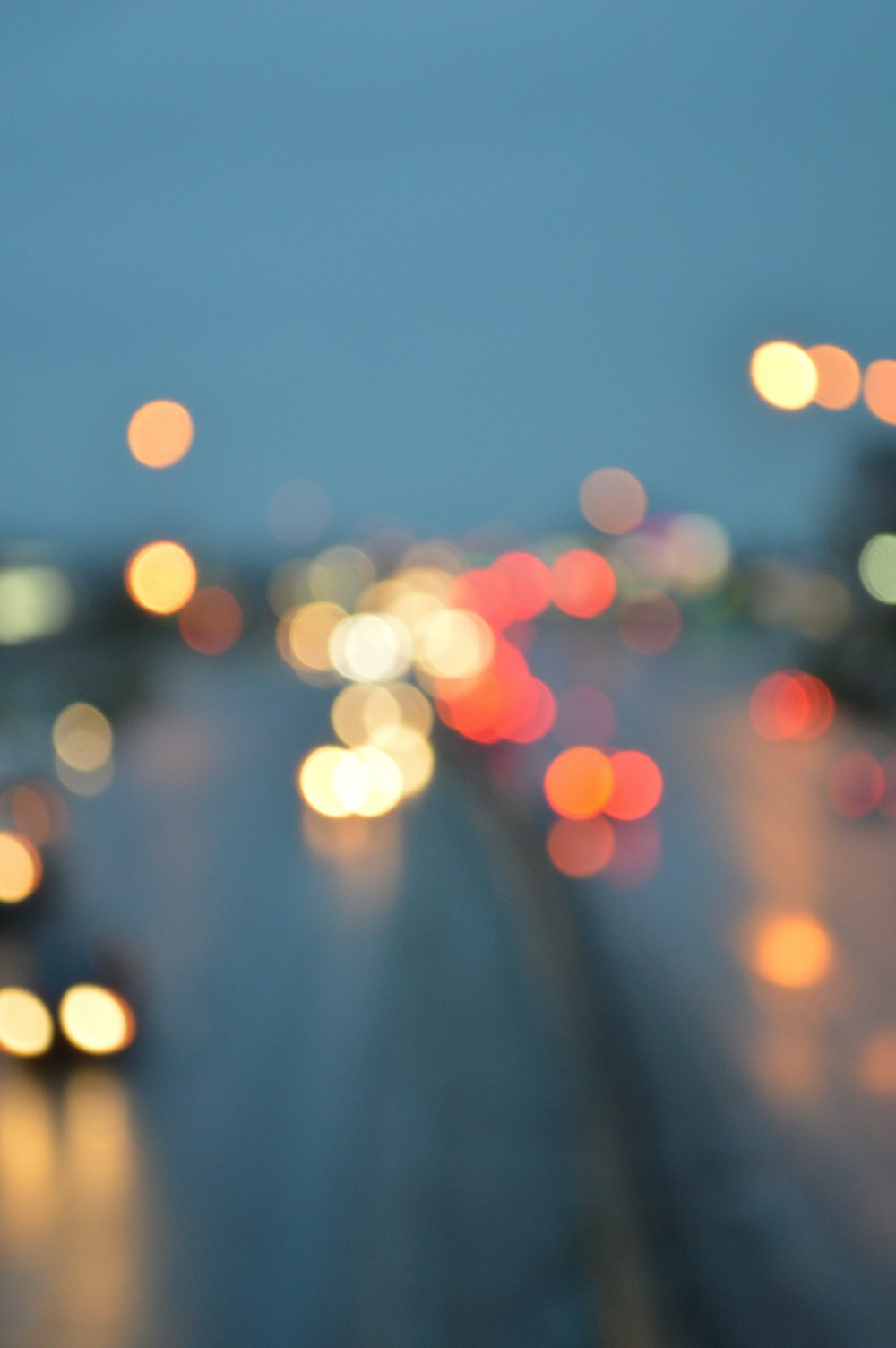 bokeh photography of city lights during night time