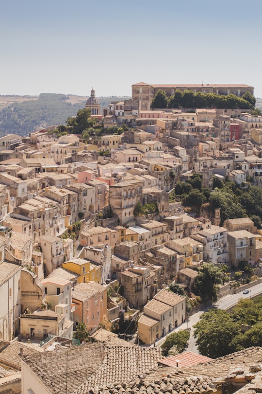 aerial view of city buildings during daytime in Ragusa Italy