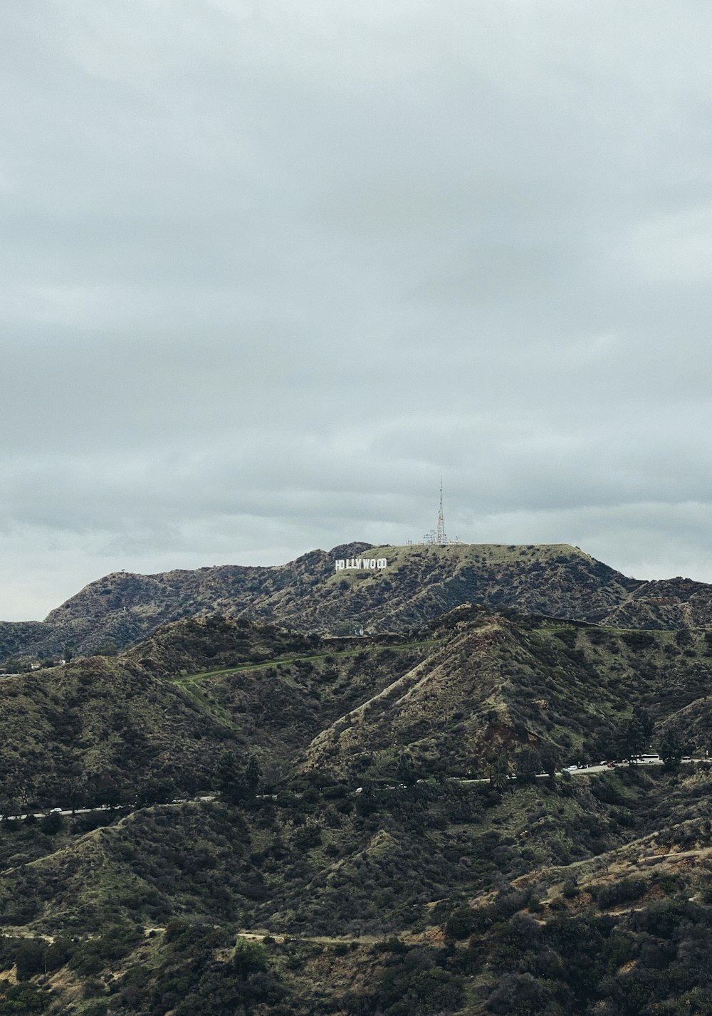 a hill that has a house on top of it