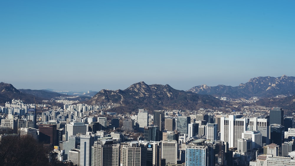 aerial view of city buildings during daytime